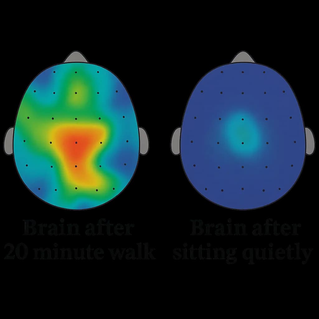MRI showing increased brain activity after movement