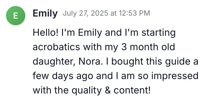 Emily community testimonial mobile