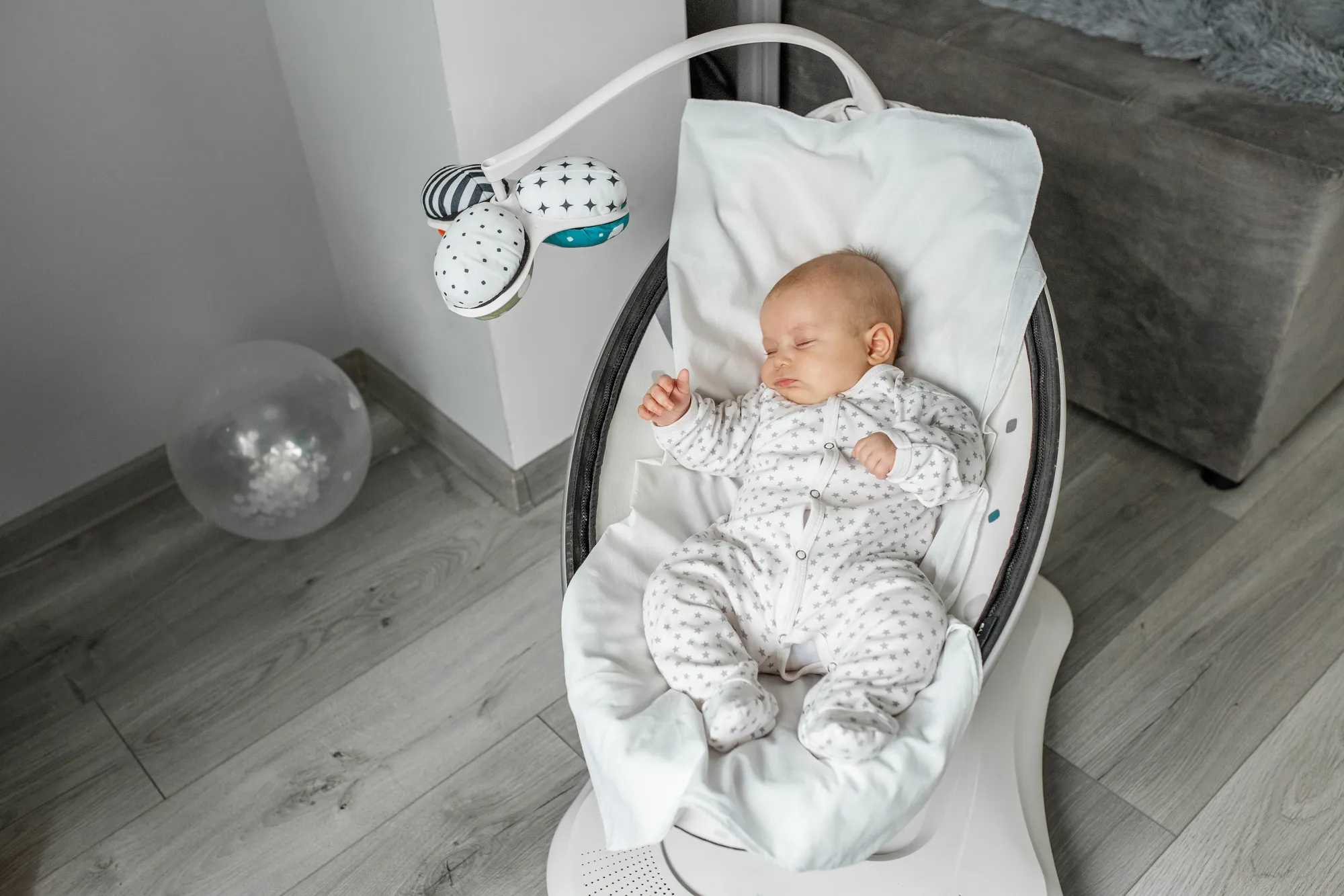 Baby in swing